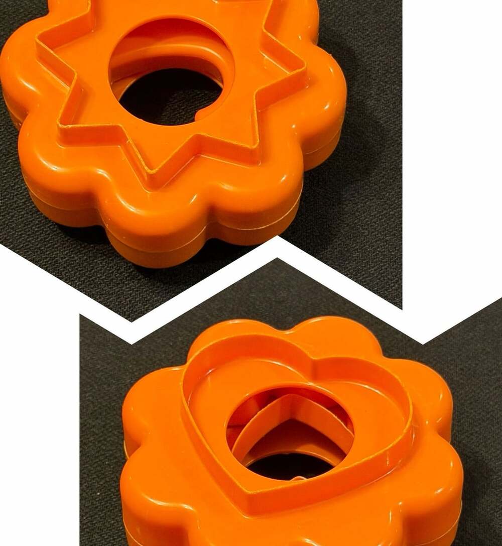 One Vintage Tupperware Set Of 5 Nesting Cookie Cutters